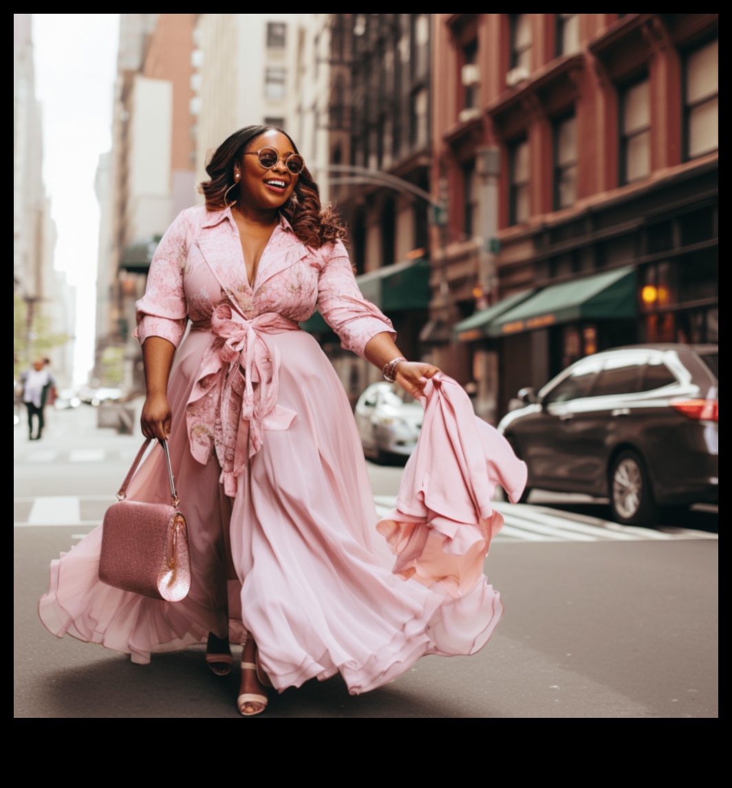 ممتلئة الجسم وواثقة من نفسها: ملابس ذات مقاسات كبيرة للتألق اليومي