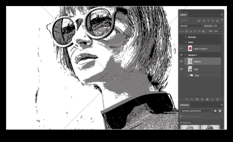 الفن الرقمي: تحويل الصور في أدوبي فوتوشوب