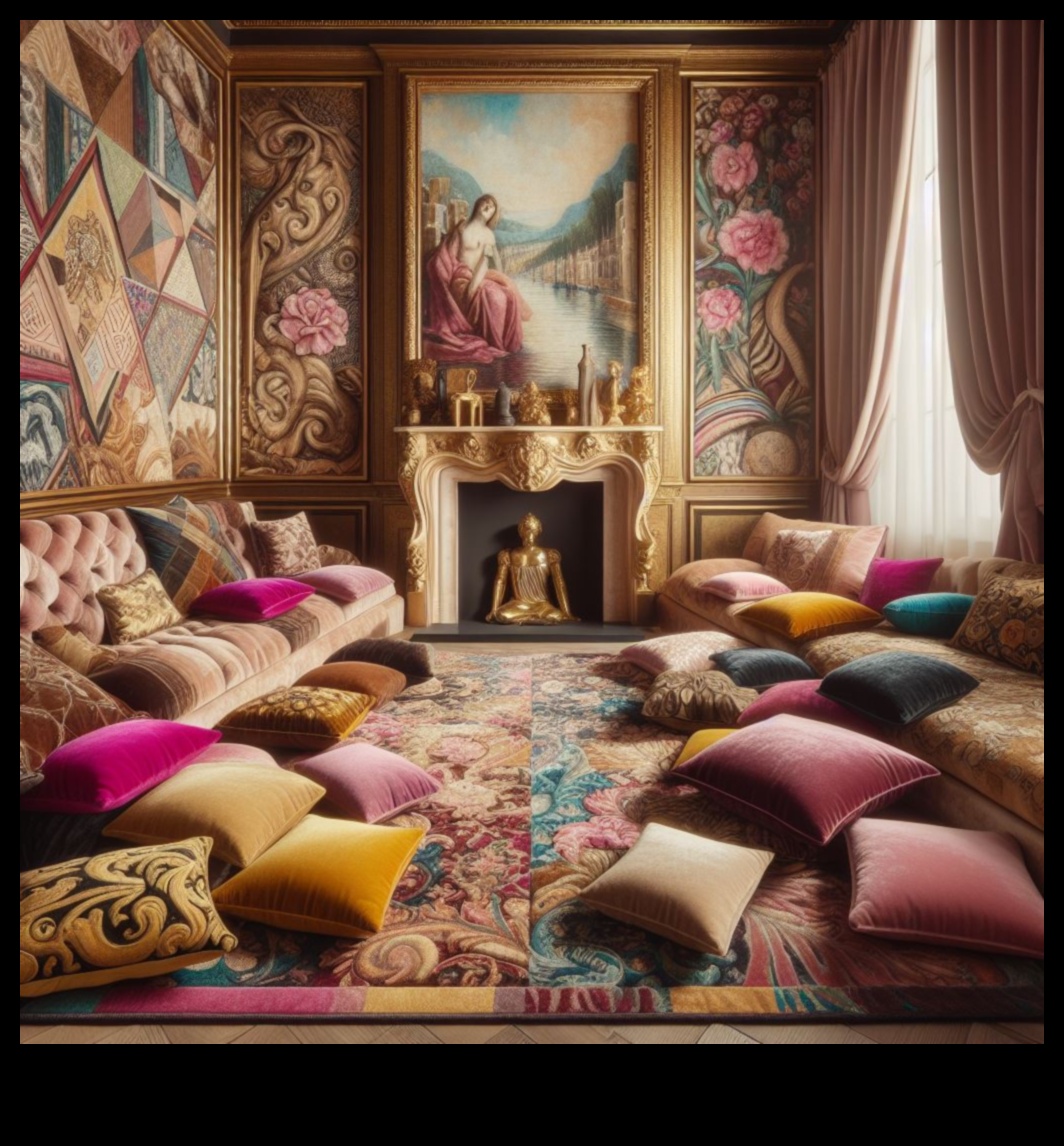 مخمل مفعم بالحيوية: قماش فاخر يخطف الأضواء